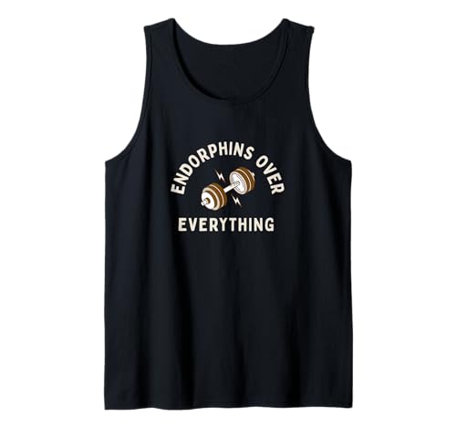 Endorphins Over Everything Damen Active Wear Gym Outfit Tank Top Endorphins Over Everything Damen Active Wear Gym Outfit Tank Top von Workout Apparel for Gym Wear and Active Wear Gym