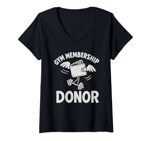 Damen Failed Gym Versuch Lustiger Fitness Gym Humor Cardio Witz T-Shirt mit V-Ausschnitt Damen Failed Gym Versuch Lustiger Fitness Gym Humor Cardio Witz T-Shirt mit V-Ausschnitt von Workout Fail Anti Motivation Sarcastic Gym Fitness