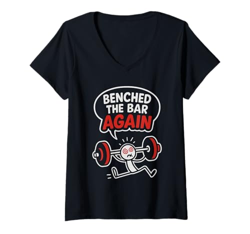 Damen Failed Gym Versuch Lustiger Fitness Gym Humor Cardio Witz T-Shirt mit V-Ausschnitt Damen Failed Gym Versuch Lustiger Fitness Gym Humor Cardio Witz T-Shirt mit V-Ausschnitt von Workout Fail Anti Motivation Sarcastic Gym Fitness