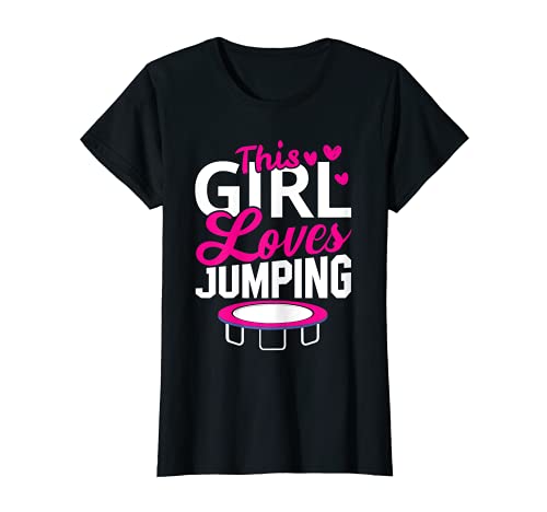 Damen This Girl Loves Jumping - Trampolin Sport Fitness T-Shirt Damen This Girl Loves Jumping - Trampolin Sport Fitness T-Shirt von Workout Jumper Jumpstyle Sport Geschenk