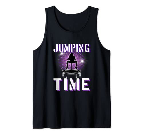 Jumping Trampolin Trendsport Fitness Damen Sport Hüpfen Tank Top von Workout Jumper Jumpstyle Sport