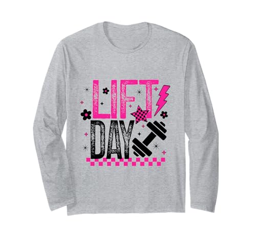 Workout Gym Frauen Gewichte Gewichte Muskel Mama Retro Geschenk Langarmshirt von Workout T-Shirt Co.