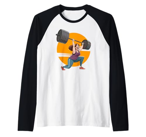 Workout Hanteltraining Sportbekleidung Damen Raglan Workout Hanteltraining Sportbekleidung Damen Raglan von Workout and motivational quotes