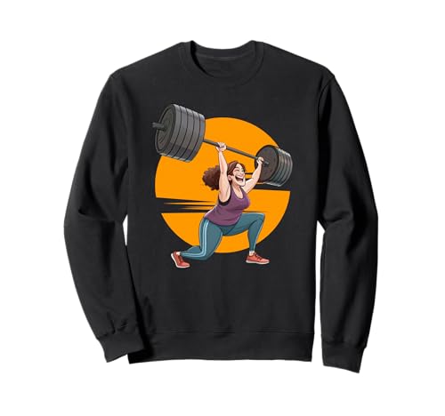 Workout Hanteltraining Sportbekleidung Damen Sweatshirt Workout Hanteltraining Sportbekleidung Damen Sweatshirt von Workout and motivational quotes