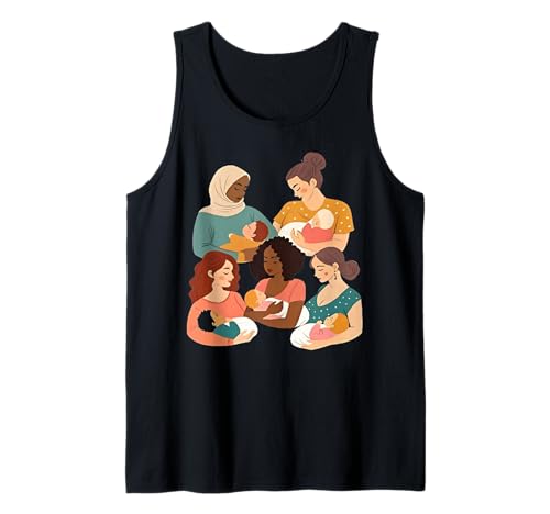 Stillberater Stillberater Geburtsarbeiter IBCLC Baby Tank Top von World Breastfeeding Week Awareness lactating Mom