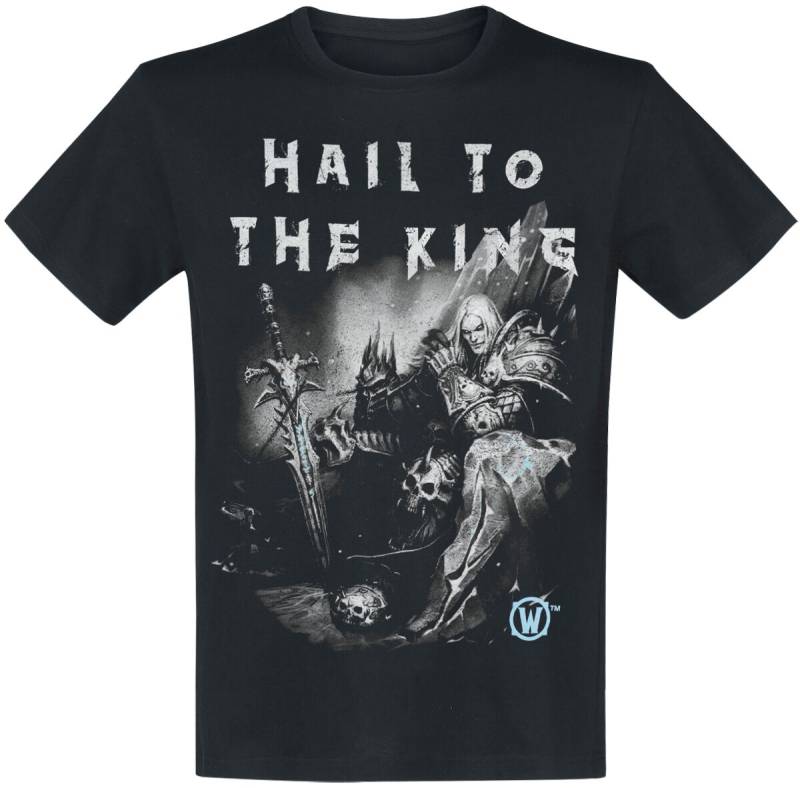 World Of Warcraft Hail To The King T-Shirt schwarz in XXL von World Of Warcraft