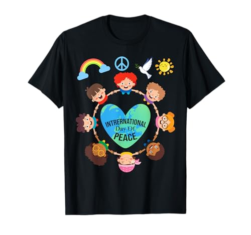 Internationaler Tag des Friedens Weltfriedenstag 21. September Kinder T-Shirt Internationaler Tag des Friedens Weltfriedenstag 21. September Kinder T-Shirt von World Peace Day International Day Of Peace Tee