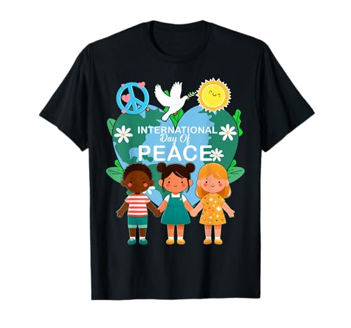 Internationaler Tag des Friedens Weltfriedenstag 21. September Kinder T-Shirt Internationaler Tag des Friedens Weltfriedenstag 21. September Kinder T-Shirt von World Peace Day International Day Of Peace Tee