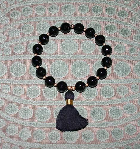 BLACK ONYX TASSEL Bracelet...Yoga 3-12MM Code- WAR6018 von World Wide Gems