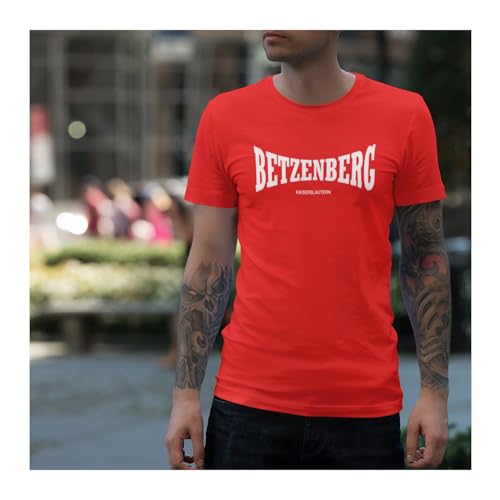 World of Football T-Shirt Betzenberg Kaiserslautern rot - M von World of Football