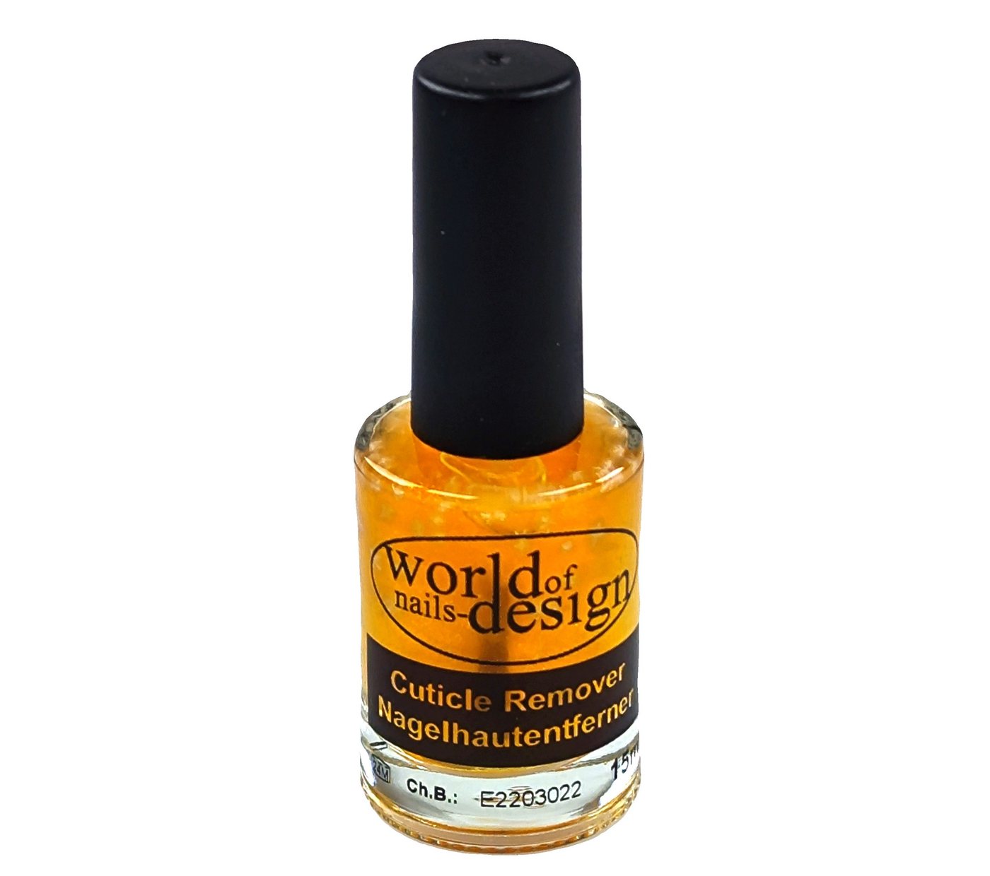 World of Nails-Design Nageldesign Zubehör Nagelhaut Entferner, Cuticle Remover Orange 15ml, sanft und schonend von World of Nails-Design