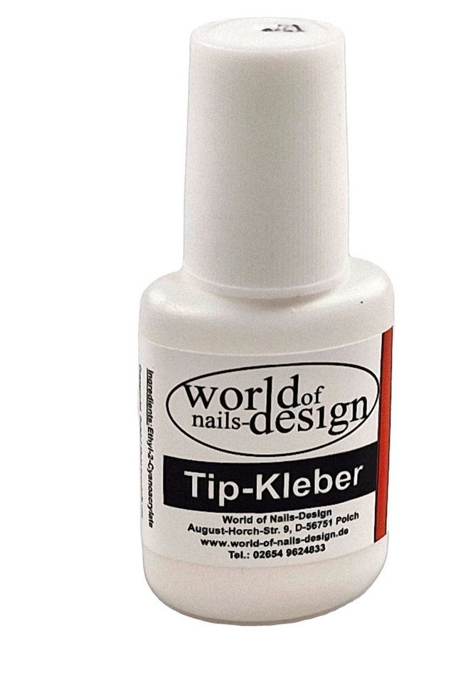 World of Nails-Design Nageldesign Zubehör Nagelkleber für künstliche Fingernägel extra stark, starker Halt von World of Nails-Design