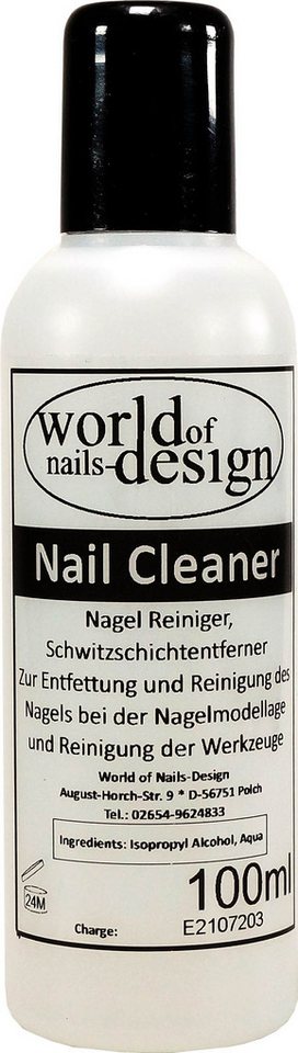 World of Nails-Design Nagellackentferner Cleaner Für Gelnägel Nagelreiniger Nail Cleaner von World of Nails-Design