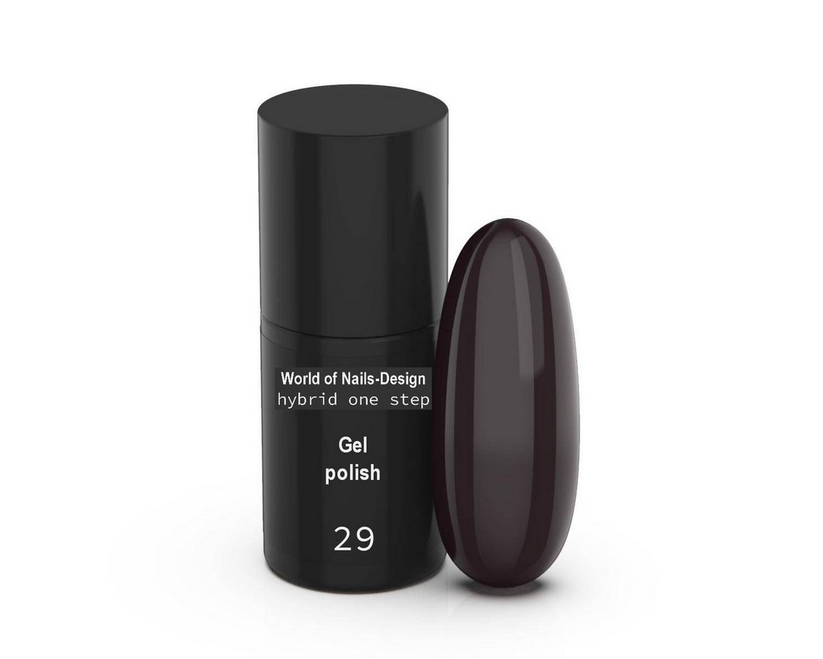 World of Nails-Design UV-Gel LED / UV Hybridlack "One Step" viele Farben 6 ml, hochpigmentiert von World of Nails-Design