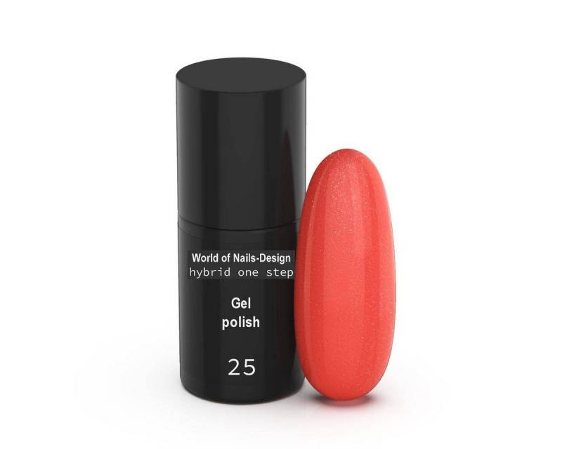 World of Nails-Design UV-Gel LED / UV Hybridlack "One Step" viele Farben 6 ml, hochpigmentiert von World of Nails-Design