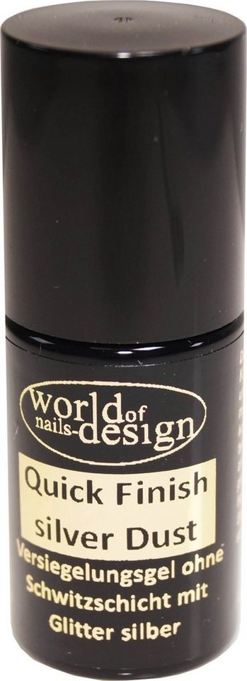 World of Nails-Design UV-Nagellack LED/UV Quick Finish Versiegelungsgel ohne Schwitzschicht Pinselflasche, ohne Schwitzschicht von World of Nails-Design