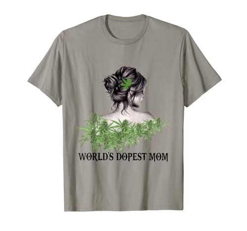 World's Dopest Mom Damen Cannabis T-Shirt World's Dopest Mom Damen Cannabis T-Shirt von World's Dopest Mom Women Cannabis