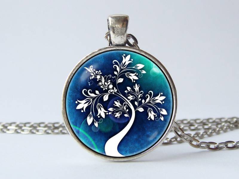 Baum Des Lebens Halskette Anhänger Mutter Geschenk Schmuck Großmutter Natur Kunst von WorldOfDream