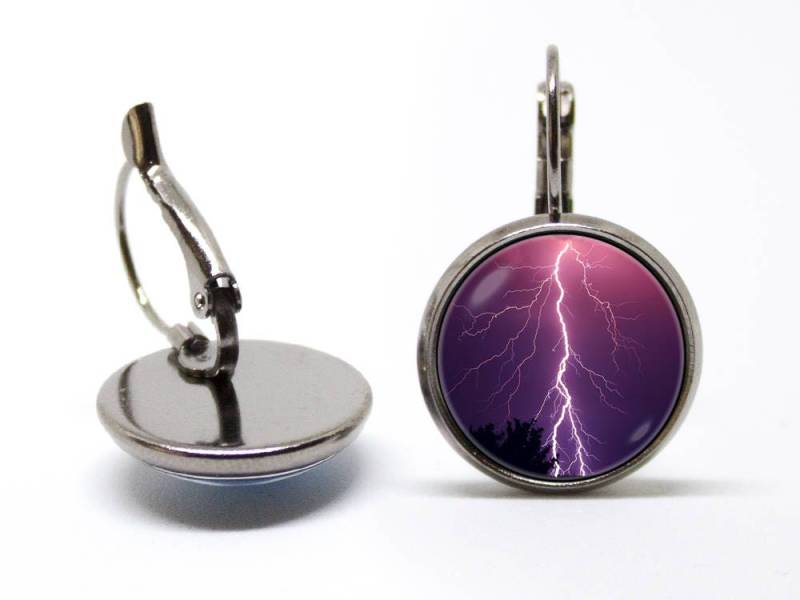 Blitzohrringe Blitzohrringe Ohrringe Blitz Natur Mädchen Damen von WorldOfDream