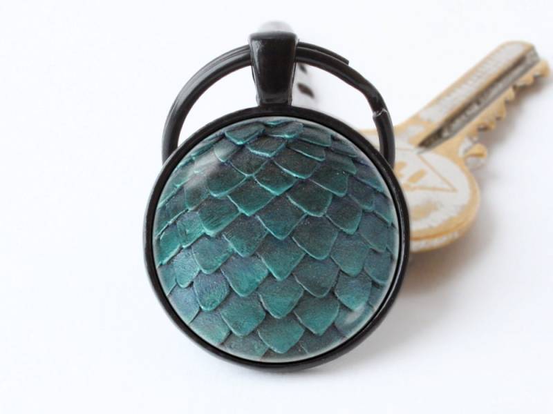 Drachenei Schlüsselanhänger Drachenhaut Drachenschmuck Anhänger Magisch Geekery Schmuck Fantasy Mythologie Art von WorldOfDream