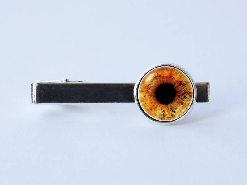 Eyeball Krawatte Clip Eye Schmuck Freund Geschenk Augapfel Menschliche Augenkrawatte Augen Bar Männer Hipster Tie Golden von WorldOfDream