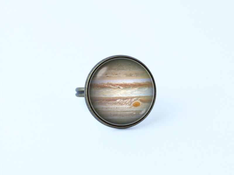 Jupiter-Ring Platz Ring Planeten Schmuck Galaxy Ring Universum Jupiter Geschenk Mädchen Teens Für Schwester Kosmos von WorldOfDream