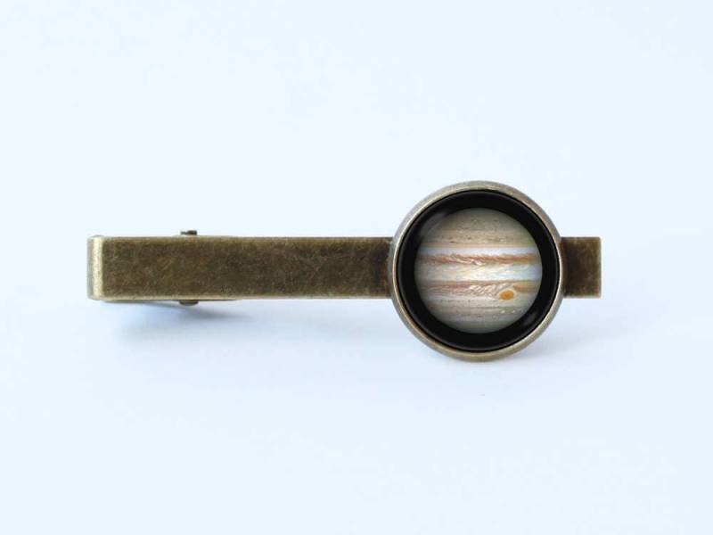 Jupiter Schmuck Krawatte Clip Papa Geschenk Planet Raum Bar Cosmos Sonnensystem von WorldOfDream