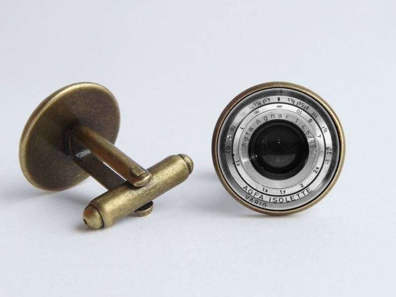 Kamera Objektiv Manschettenknöpfe Freund Geschenk Vintage Männer Accessoires Für Schmuck Geek von WorldOfDream