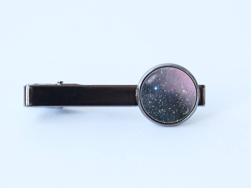 Nebel Carina Krawatte Clip Astronomie Hochzeit Geschenk Trauzeugen Bar Schmuck Galaxy Kosmos Universum von WorldOfDream