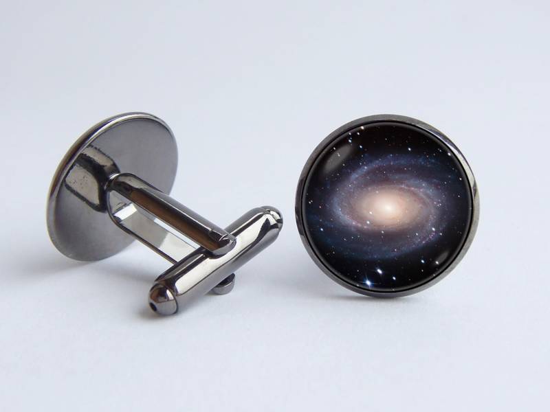 Nebel Manschettenknöpfe Spiralgalaxie Kosmos Schmuck Sonnensystem Astronomie Geschenk Für Mann Universum Galaxie von WorldOfDream