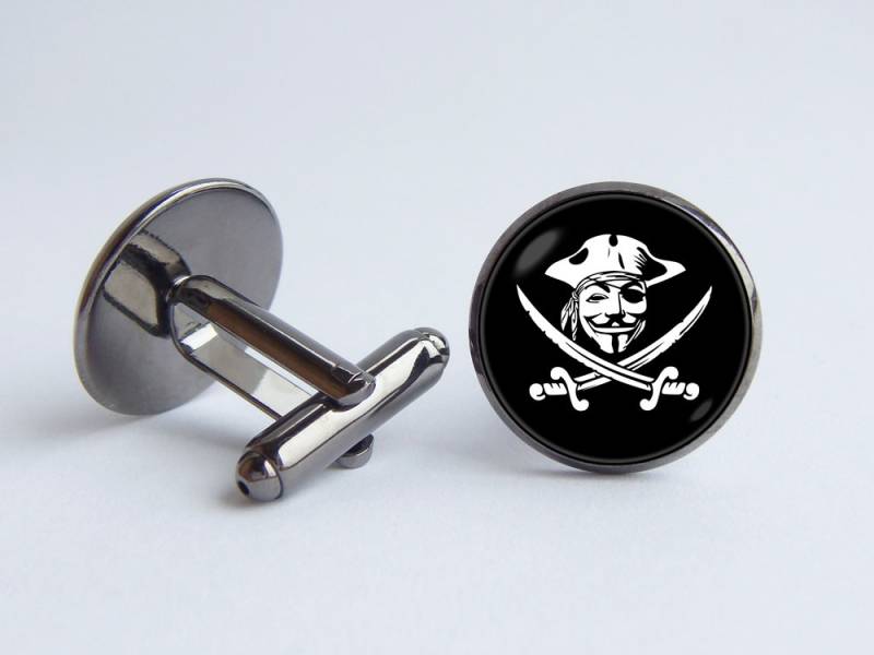 Piraten Schmuck Manschettenknöpfe Männer Flagge Meer Der Karibik Abenteuer Stil von WorldOfDream