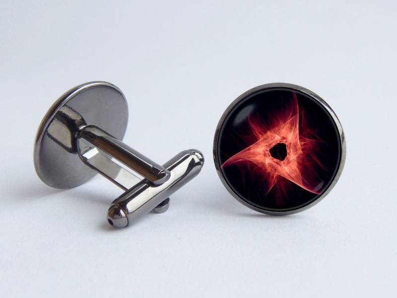 Raum Manschettenknöpfe Schwarzloch Cosmos Schmuck Universum Galaxy Astronomie Geschenk Sterne von WorldOfDream