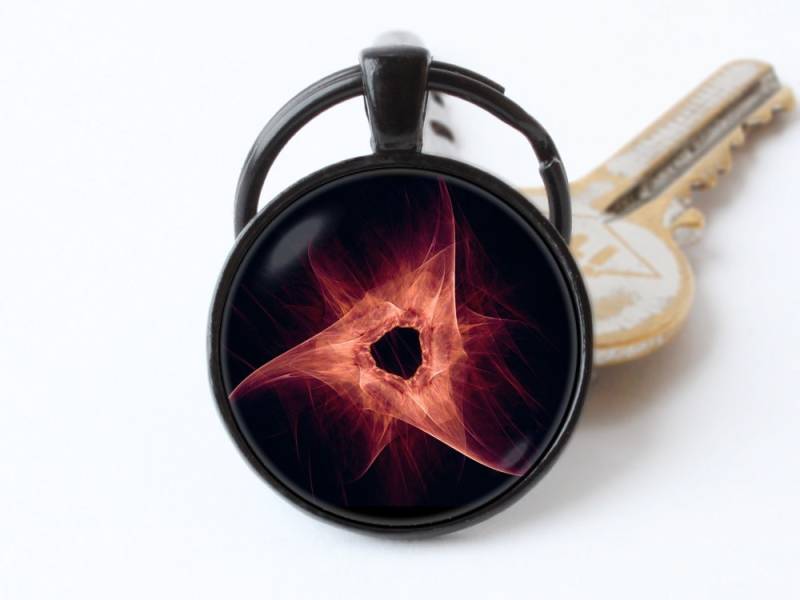 Schlüsselanhänger Kosmos Black Hole Space Schmuck Anhänger Astronomie Geschenk Galaxy Stars von WorldOfDream