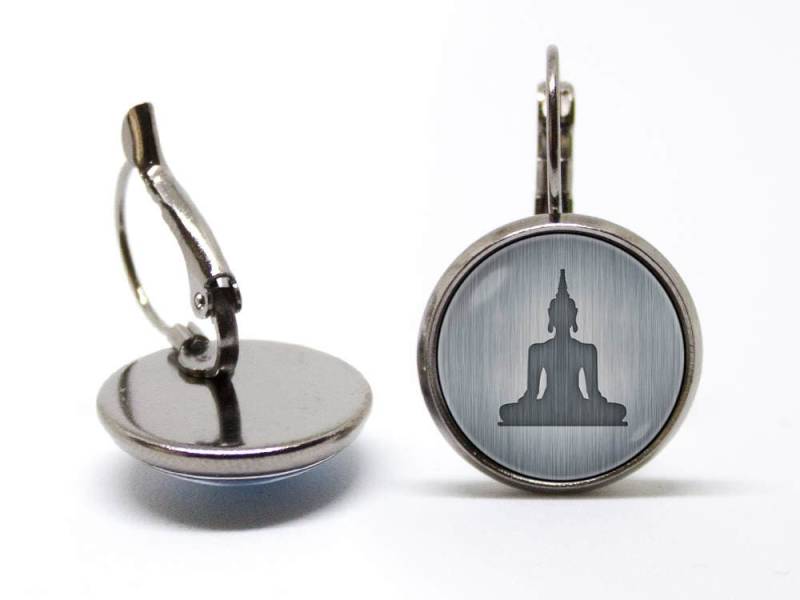 Spirituelle Ohrschmuck Zen Buddha Schmuck Yoga Ohrringe Boho Statue Meditation von WorldOfDream