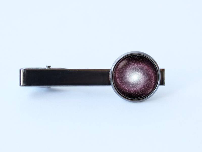 Universum Krawatte Clip Ehemann Geschenk Nebel Raum Männer Zubehör Schmuck Galaxy Bar Vater Kosmos von WorldOfDream