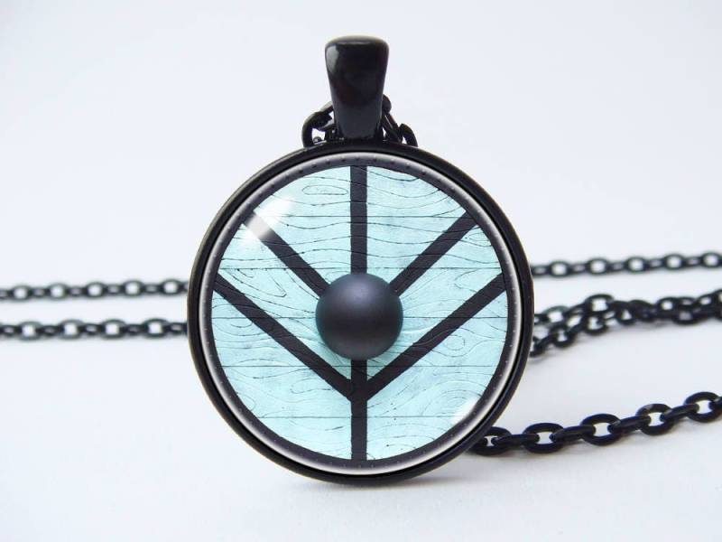 Wikinger Kette Schmuck Schild Amulett Lagertha Inspiriert von WorldOfDream