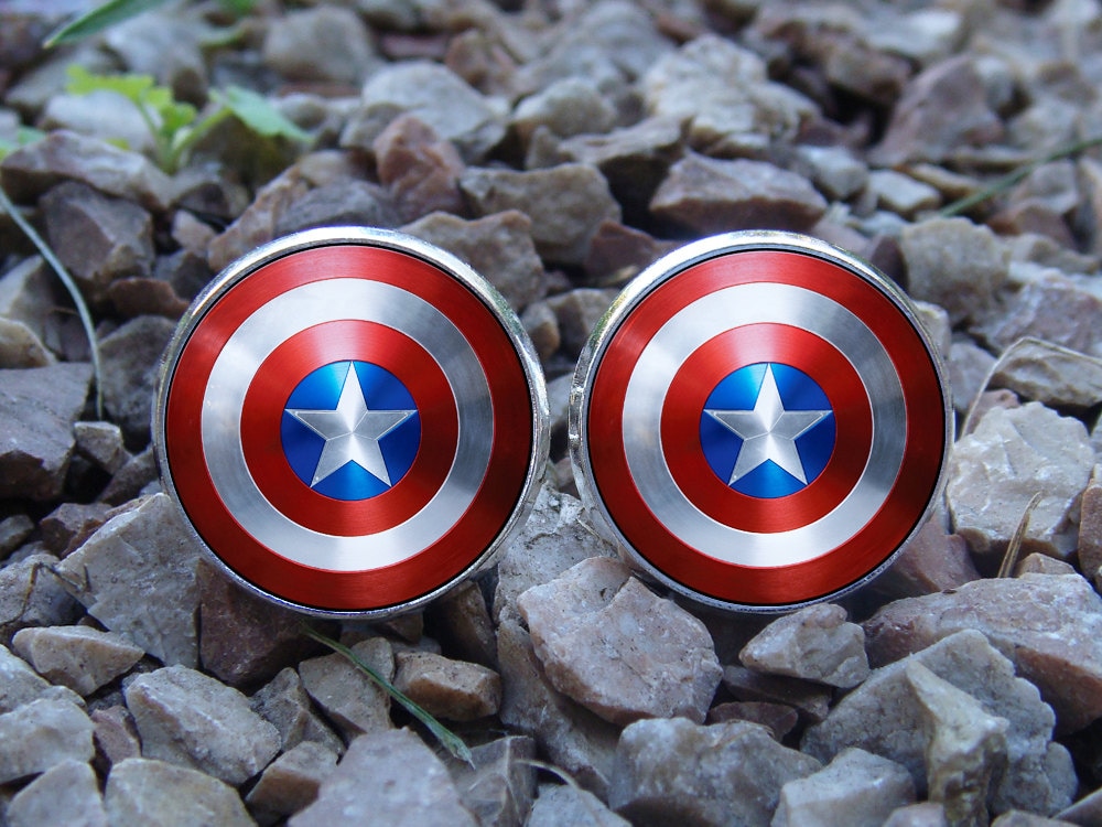 Leuchtende Manschettenknöpfe Glühen in Der Dunklen Superhelden Leuchtet Glow Personalisierte Für Männer von WorldOfGlow