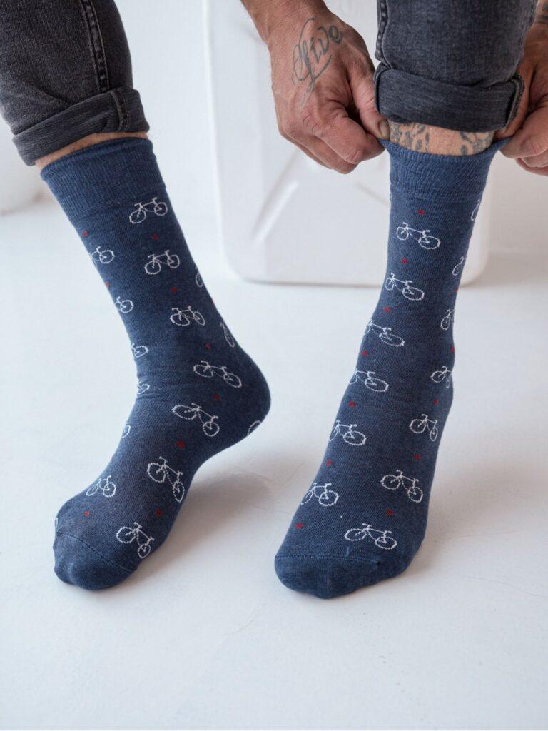 Fahrrad Zyklus Männer Socken, Lustige Verrückte Bunte Geschenkidee, Perfektes Geschenk, Mismatched von WorldOfSocks001