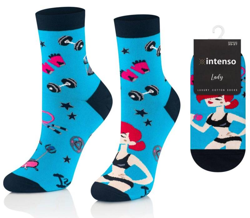 Fitness Gym Crossfit Training Frauen Socken, Lustige Verrückte Bunte Geschenkidee, Perfektes Geschenk, Mismatched von WorldOfSocks001