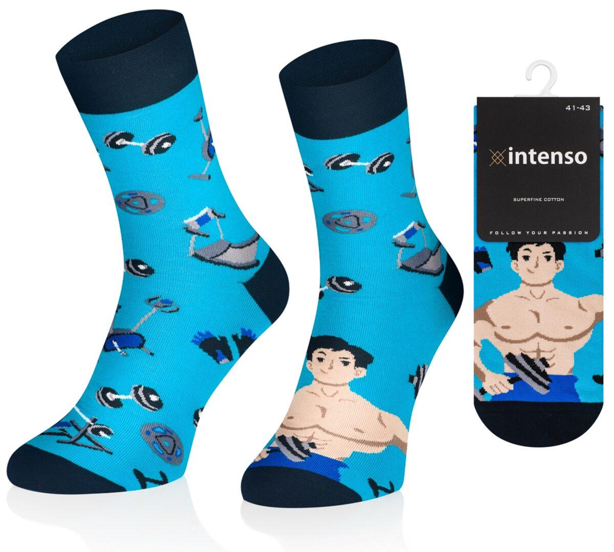 Gym Fitness Training Crossfit Männer Frauen Socken, Lustige Verrückte Bunte Geschenkidee, Perfektes Geschenk, Mismatched von WorldOfSocks001