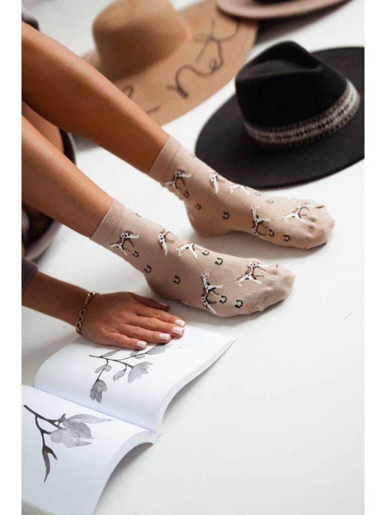 Pferd Hufeisen Glückssocken Frauen Socken, Lustige Verrückte Bunte Geschenkidee, Perfektes Geschenk, Mismatched von WorldOfSocks001