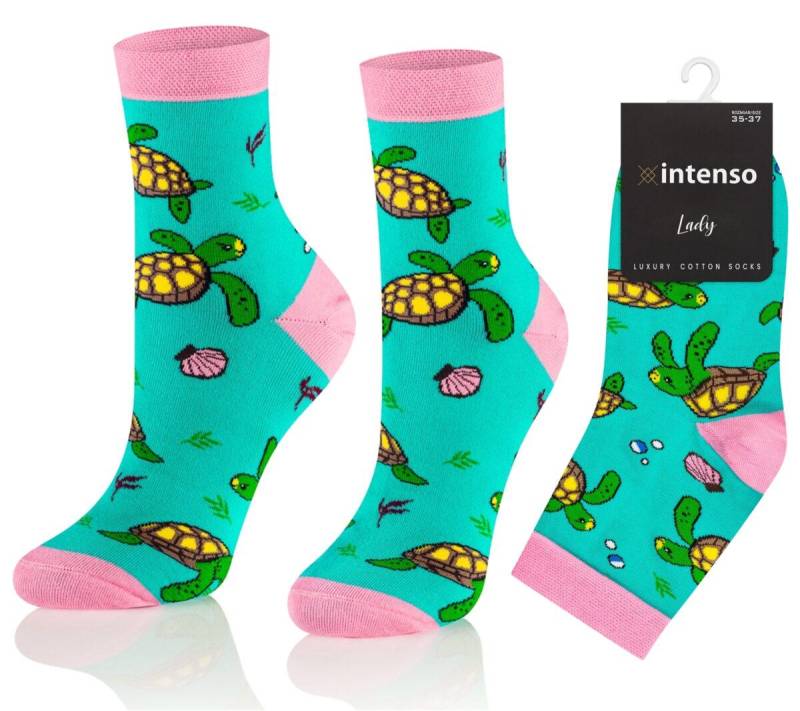 Schildkröte Frauen Socken, Lustige Verrückte Bunte Geschenkidee, Perfektes Geschenk, Mismatched von WorldOfSocks001