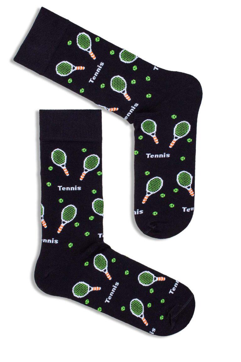 Tennis Schläger Spiel Set Match Männer Socken, Lustige Verrückte Bunte Geschenkidee, Perfektes Geschenk, Mismatched von WorldOfSocks001