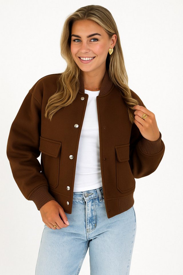 Worldclassca Bomberjacke Worldclassca Bomberjacke Trench Jacke Übergangsjacke College Blouson von Worldclassca