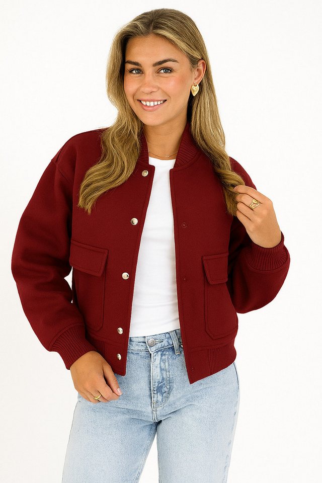 Worldclassca Bomberjacke Worldclassca Bomberjacke Trench Jacke Übergangsjacke College Blouson von Worldclassca