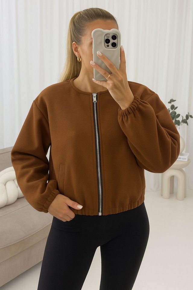 Worldclassca Bomberjacke Worldclassca Bomberjacke mit Zip Trench Jacke Übergangsjacke Blouson von Worldclassca