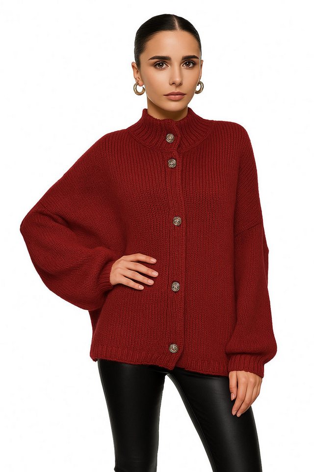 Worldclassca Cardigan WORLDCLASSCA Damen Cardigan Oversize Strickjacke mit Knöpfen Fashion Neue Kollektion - Stilvolle und gemütliche Strickmode für Damen von Worldclassca