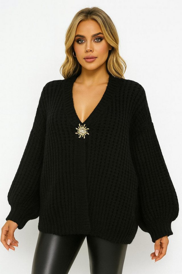 Worldclassca Cardigan WORLDCLASSCA Strickjacke Cardigan Winter Herbst Strickpulllover Knopf Neue Kollektion - Stilvolle und gemütliche Strickmode für Damen von Worldclassca