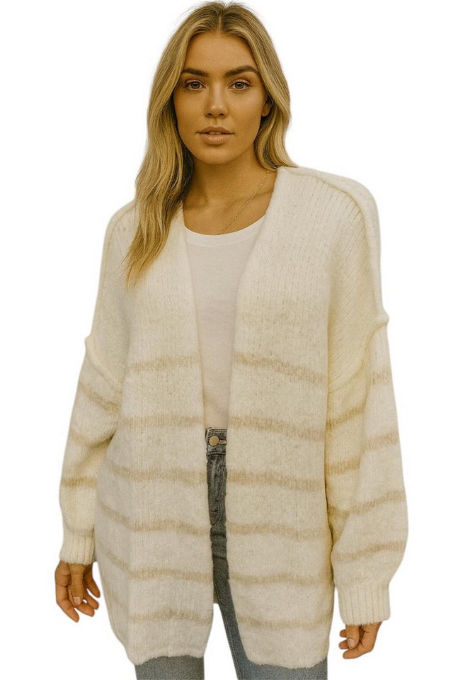 Worldclassca Cardigan Worldclassca Strickjacke Cardigan Open Front Pullover Lang Casual Neue Kollektion - Stilvolle und gemütliche Strickmode für Damen von Worldclassca