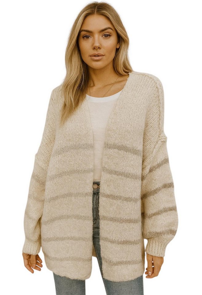 Worldclassca Cardigan Worldclassca Strickjacke Cardigan Open Front Pullover Lang Casual Neue Kollektion - Stilvolle und gemütliche Strickmode für Damen von Worldclassca